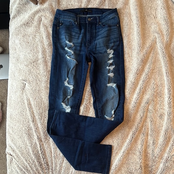 KanCan high rise, size 7/27 jeans - Picture 1 of 6